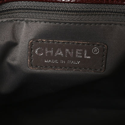 Chanel Caviar Quilted Petit Shopping Tote PST Burgundy 6 of 11