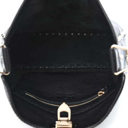 Valentino Garavani Pebbled Calfskin Small Rockstud Flip-Lock Messenger Bag Black 4 of 6