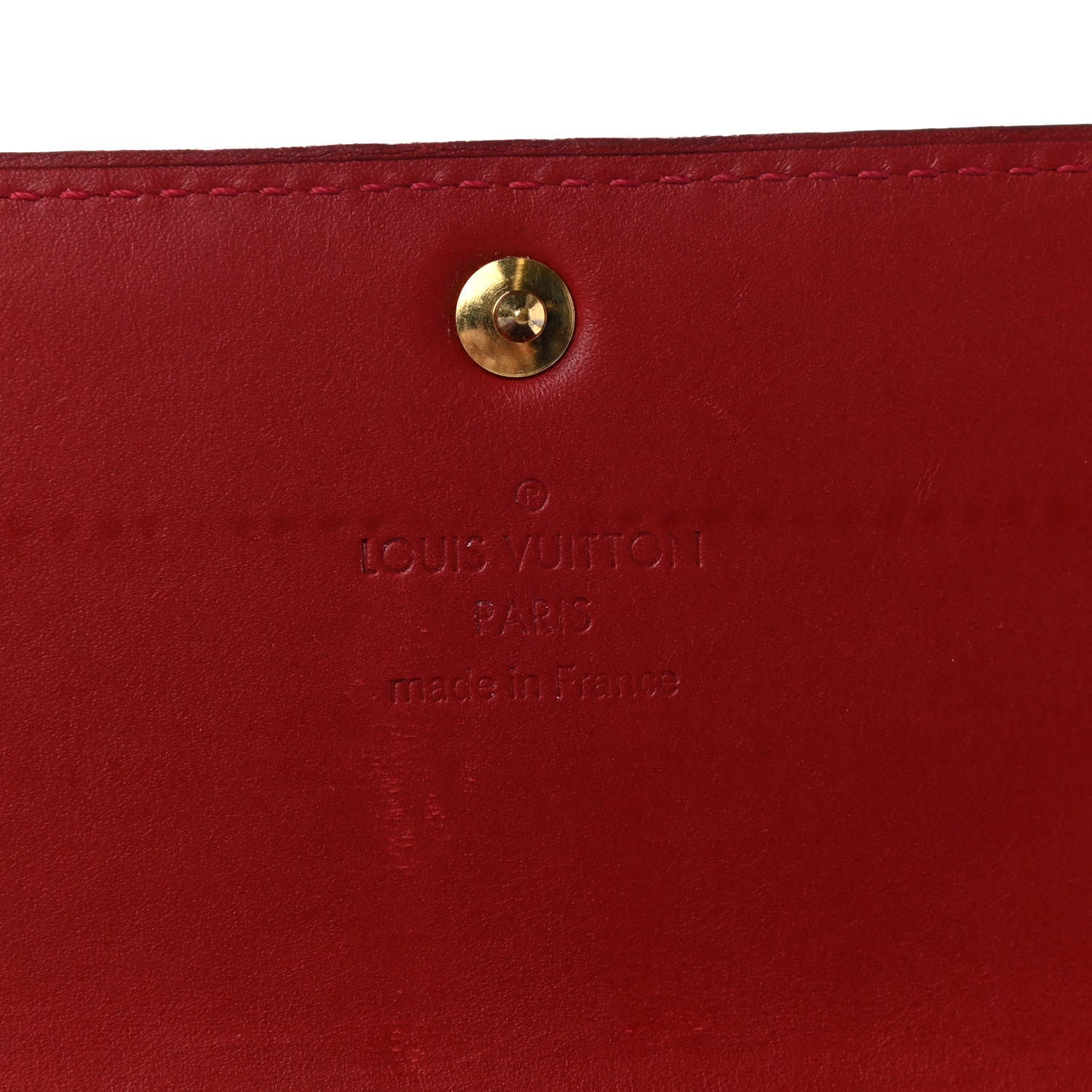 Louis Vuitton Vernis Sarah Wallet Pomme D'Amour 6 of 6