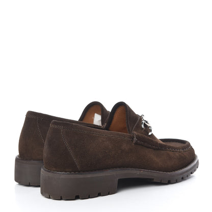 Gucci Suede Mens Horsebit Lug Sole Loafers 7.5 Jasper 4 of 11