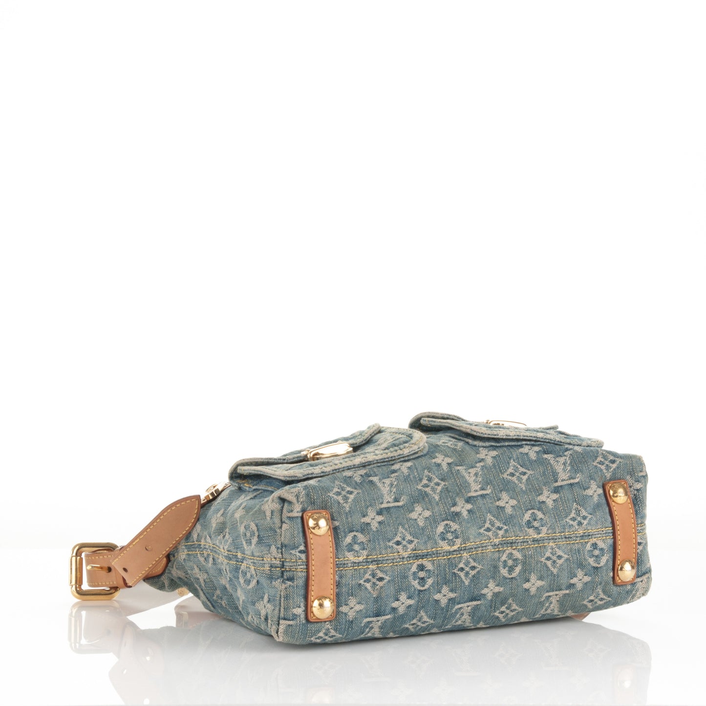Monogram Denim Baggy PM Blue