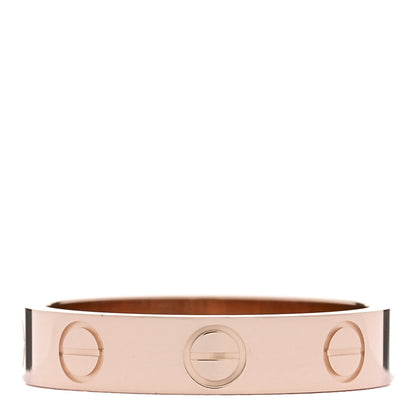 Cartier 18K Pink Gold 3.5mm LOVE Wedding Band Ring 48 4.5 3 of 5
