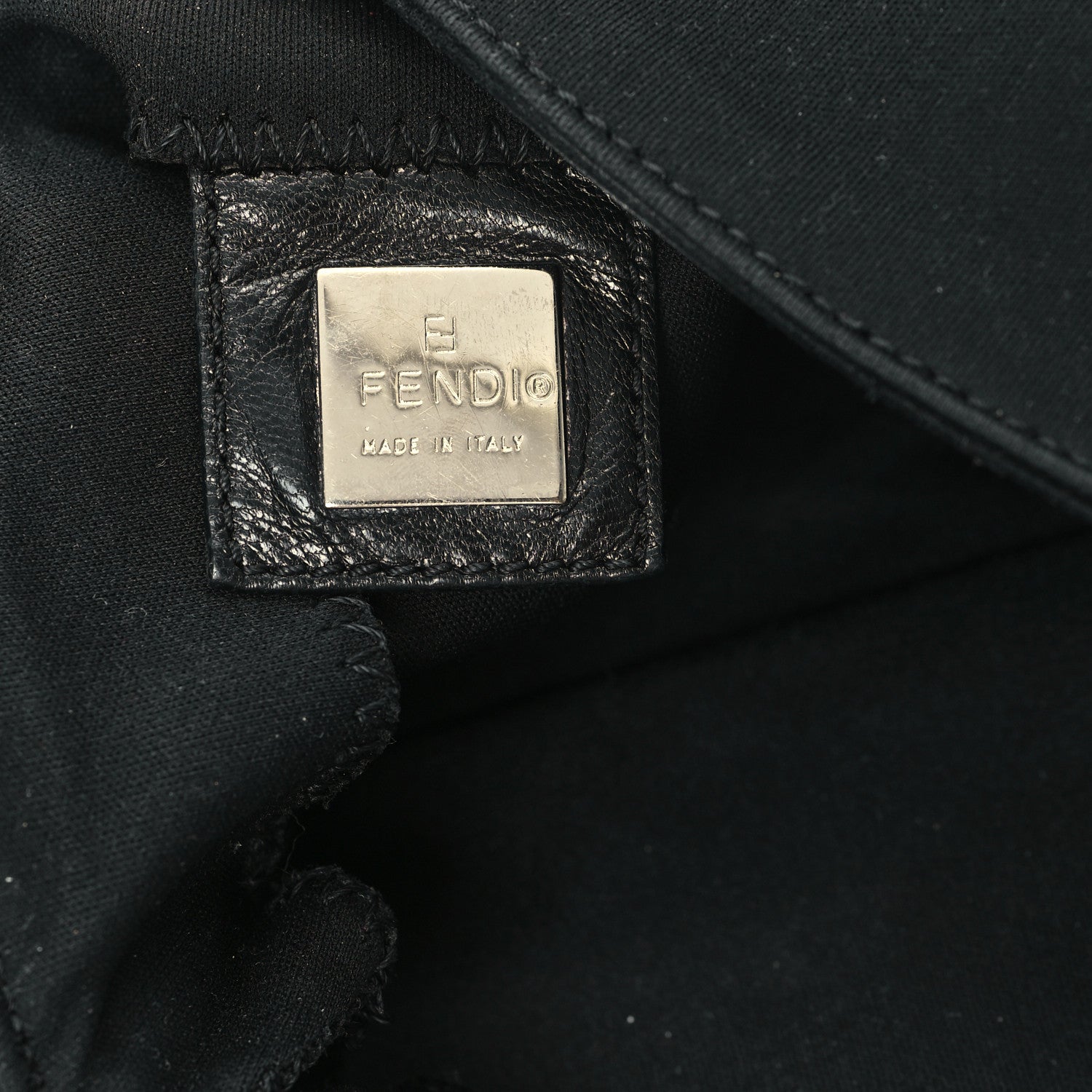 Fendi Neoprene Mama Baguette Black 6 of 12