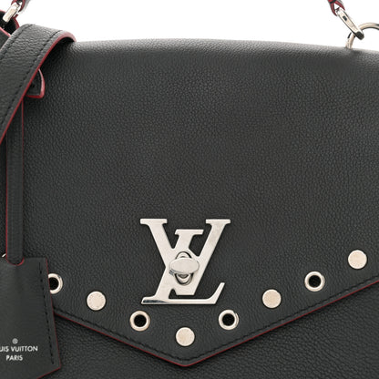 Louis Vuitton Soft Calfskin My Lockme Rivets Black Black 8 of 14