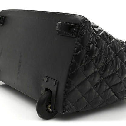 Chanel Nylon Quilted Coco Cocoon Trolley Black 9 of 9