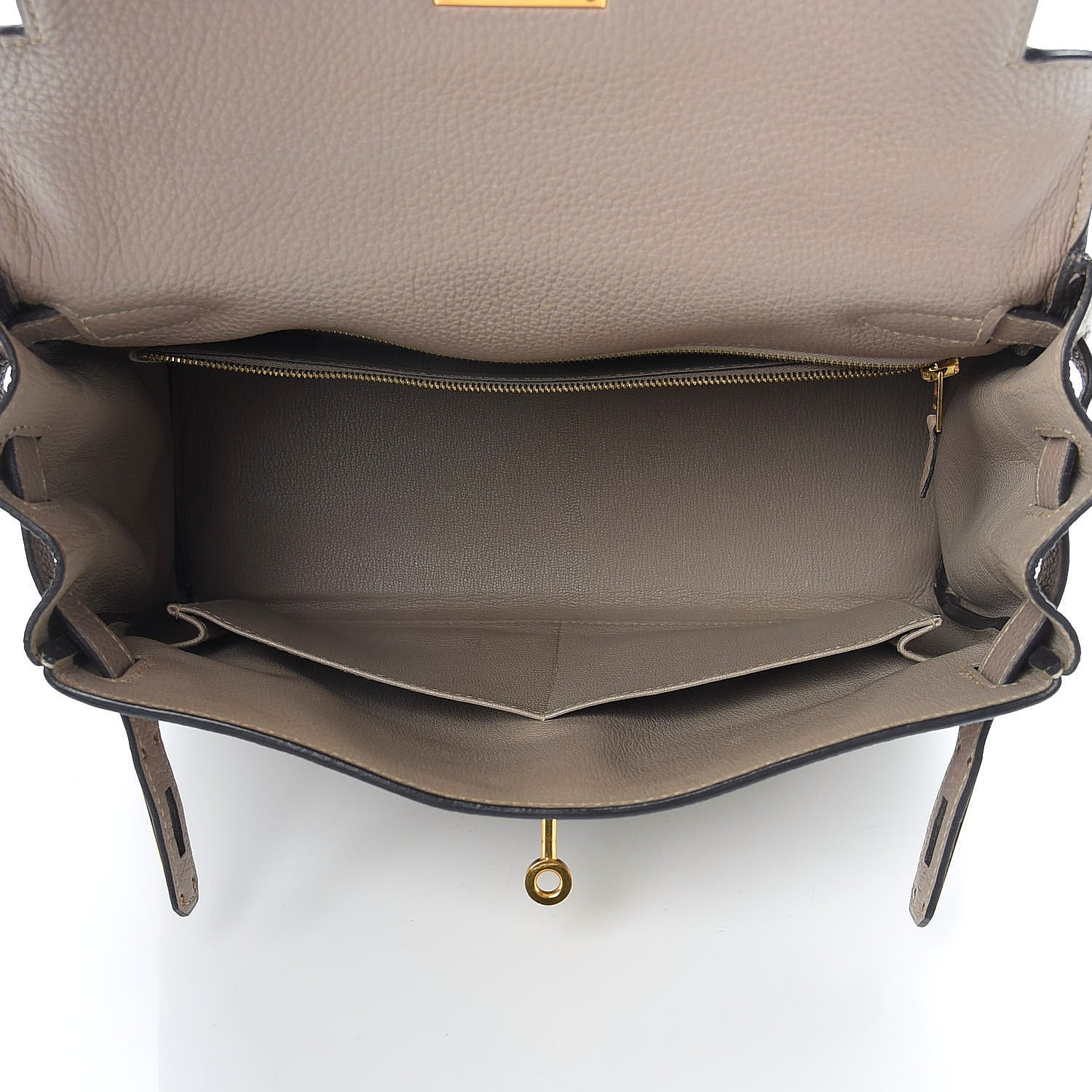 Hermes Togo Kelly Retourne 28 Gris Tourterelle 8 of 19