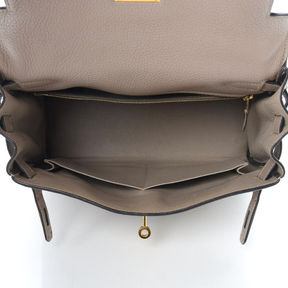 Hermes Togo Kelly Retourne 28 Gris Tourterelle 8 of 19