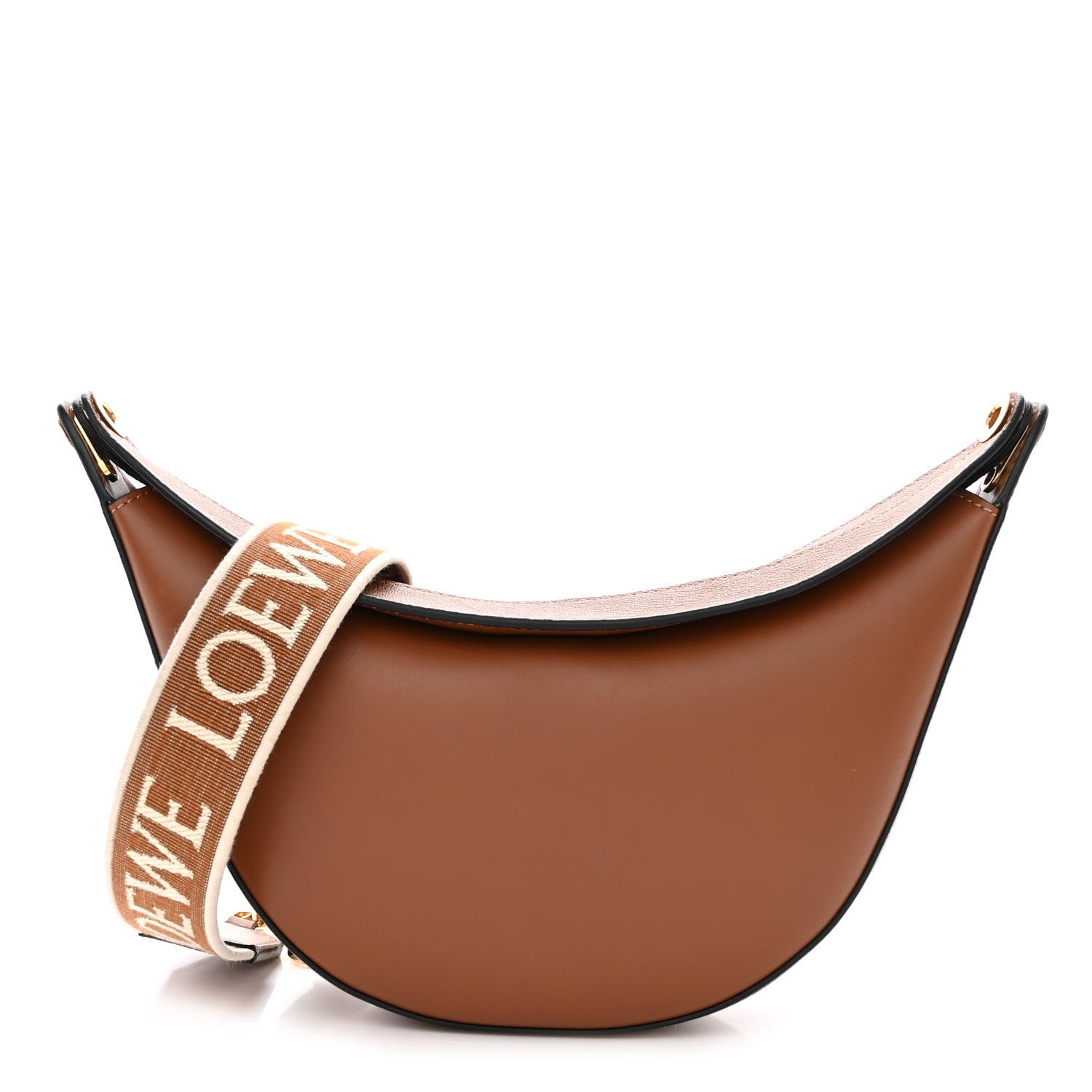 Loewe Satin Calfskin Jacquard Luna Bag Pecan 1 of 12
