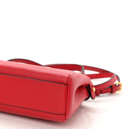 Fendi Shiny Nappa Micro Peekaboo Iconic Satchel Fragola 8 of 8