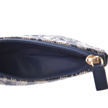 Christian Dior Monogram Saddle Pouch Navy Blue 5 of 8