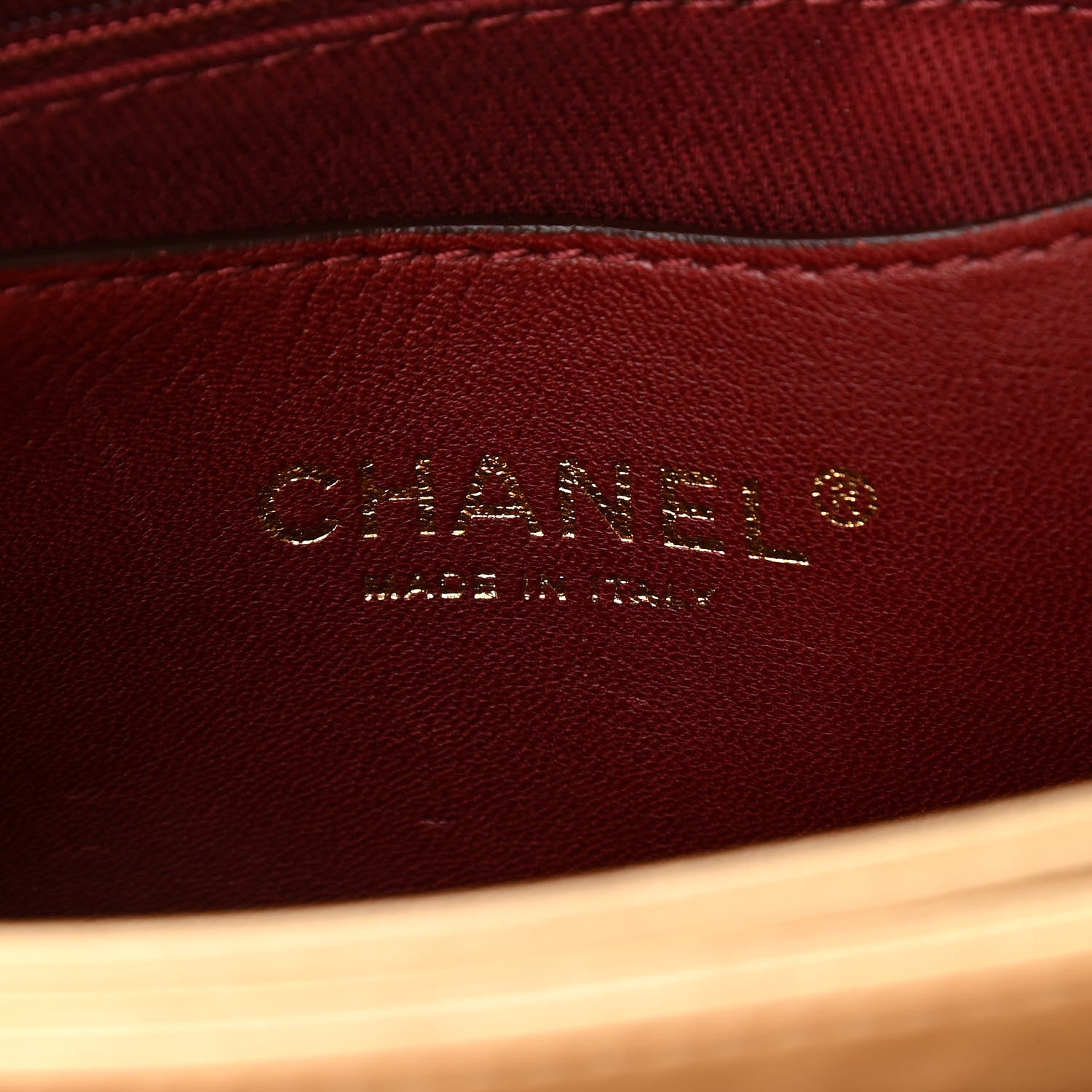 Chanel Metallic Aged Calfskin Quilted Medium Just Mademoiselle Gold 6 of 11