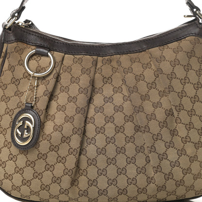 Gucci GG Monogram Medium Sukey Hobo Dark Brown 8 of 15