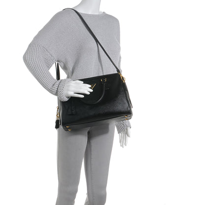 Prada Saffiano Lux Bowler Black 2 of 8