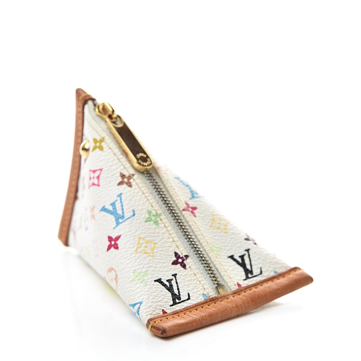 Louis Vuitton Monogram Multicolor Berlingot Coin Purse White 4 of 6