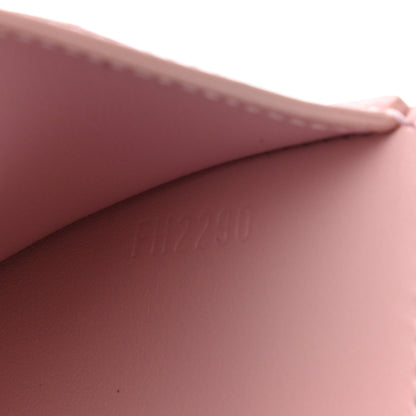 Louis Vuitton Patent Calfskin Monogram Cherrywood Compact Wallet Rose Ballerine 7 of 7