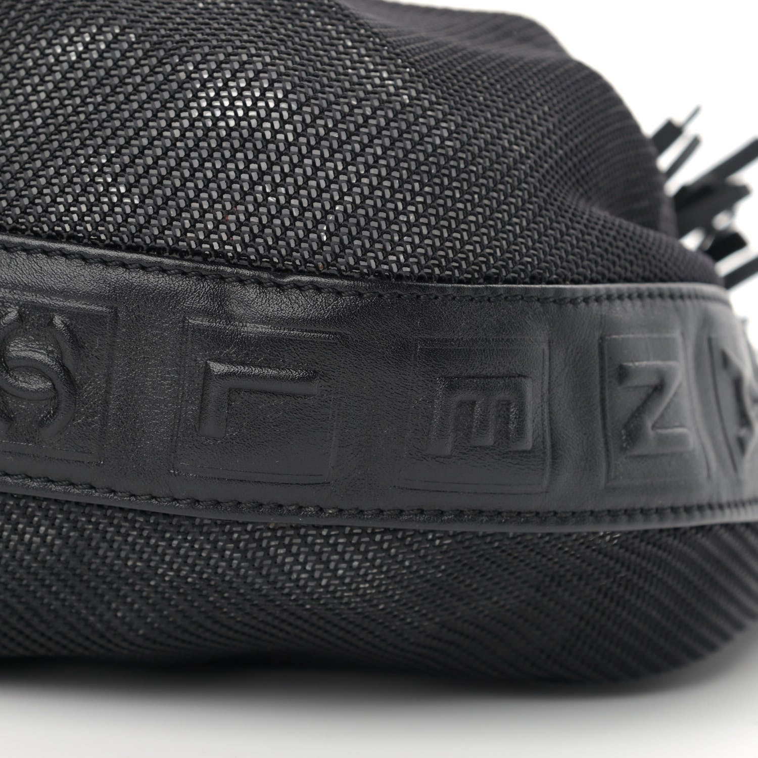 Chanel Mesh Calfskin Sport Tassel Hobo Black 11 of 13