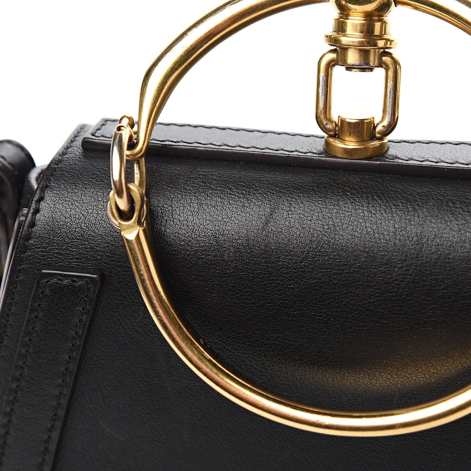 Chloe Calfskin Small Nile Bracelet Bag Black 9 of 9