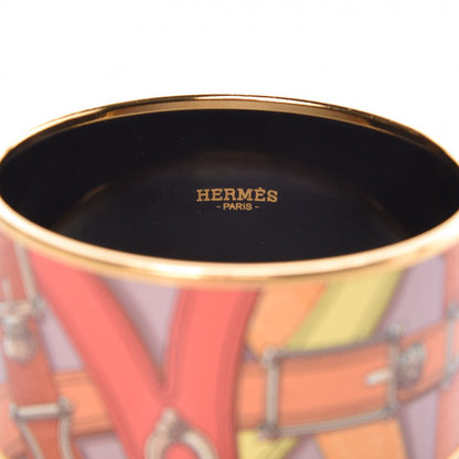 Hermes Enamel Printed Extra Wide Cavalcadour Bracelet 70 4 of 5
