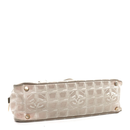 Chanel Nylon Travel Bowler Beige 4 of 13