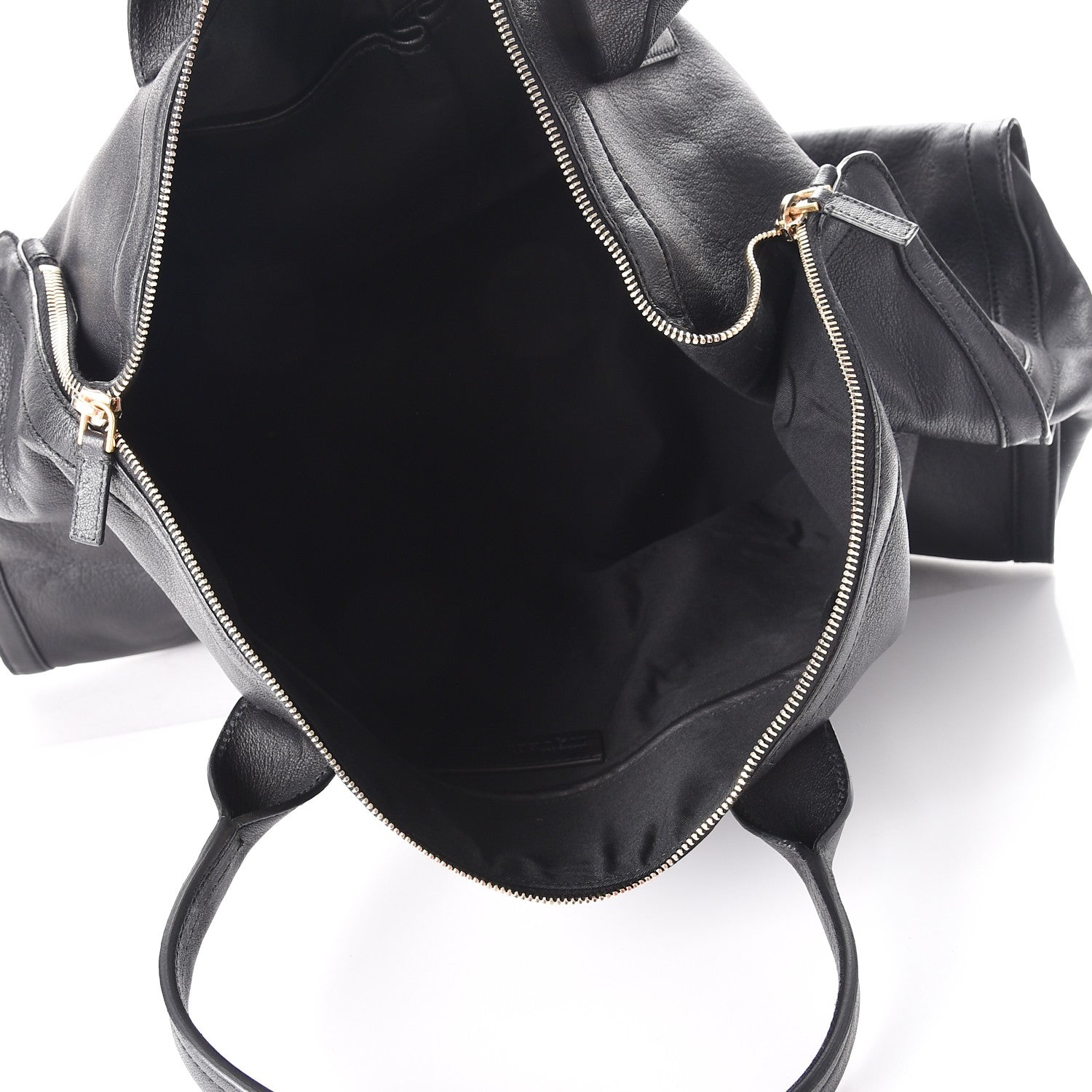 Alexander McQueen Sheepskin De Manta Carryall Black 5 of 11