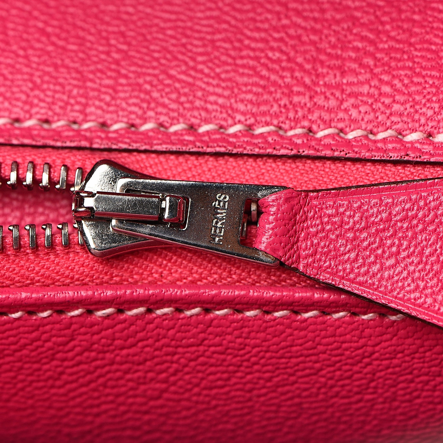 Hermes Chevre Mysore Horseshoe Birkin 25 Rose Sakura Rose Tyrien 12 of 35