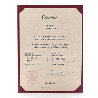 Cartier 18K White Gold 3.5mm LOVE Wedding Band Ring 50 5.25 5 of 5