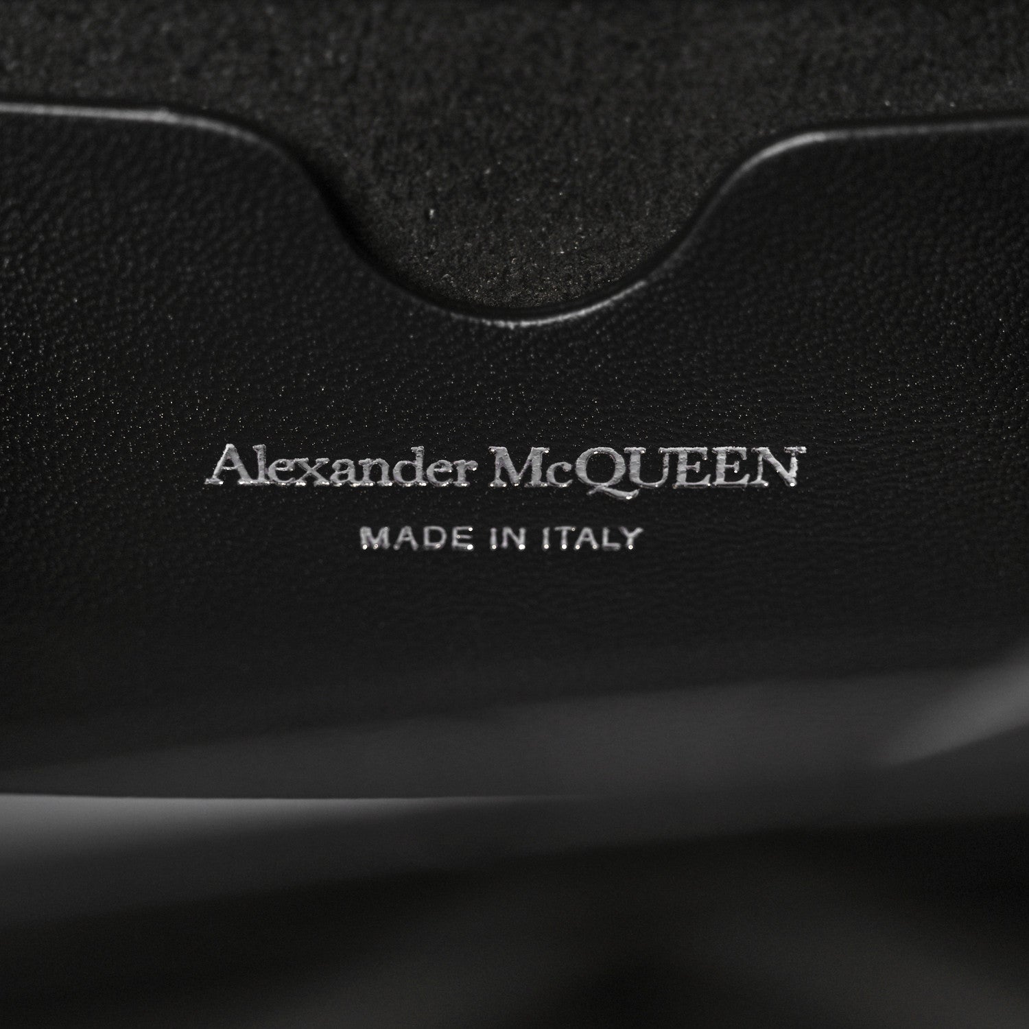 Alexander McQueen Lambskin Quilted Knuckle Shoulder Bag Black 6 of 10