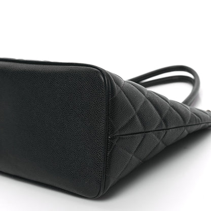 Chanel Caviar Quilted Medallion Tote Black 10 of 12