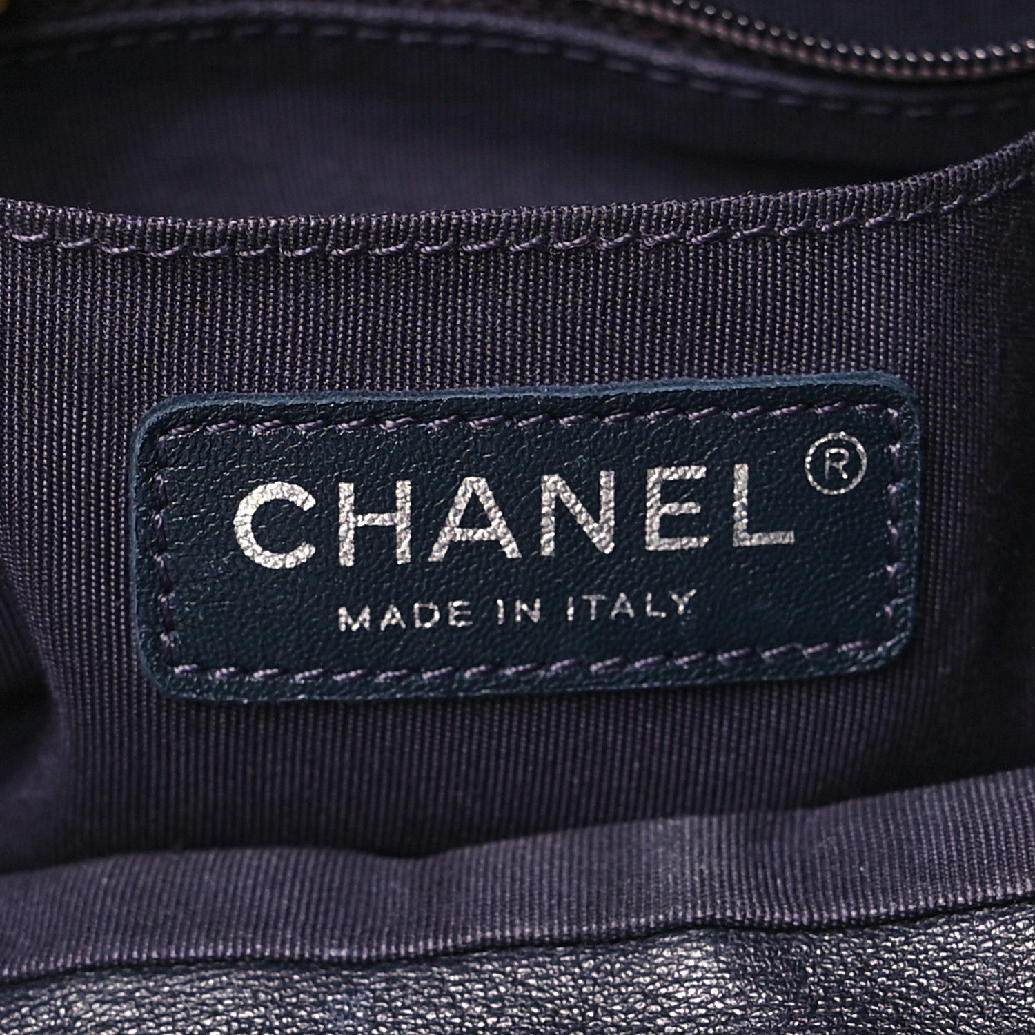 Chanel Lambskin Quilted Large Urban Spirit Backpack Navy 6 of 9