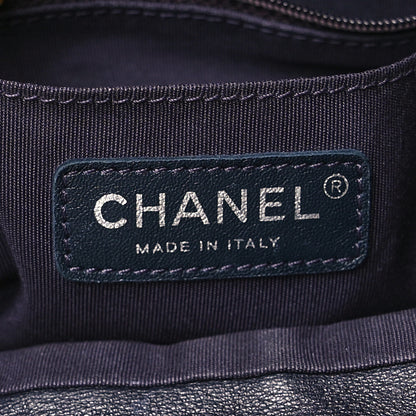 Chanel Lambskin Quilted Large Urban Spirit Backpack Navy 6 of 9
