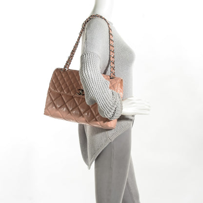 Chanel Vinyl Quilted In The Business Flap Bag Pink 2 of 9