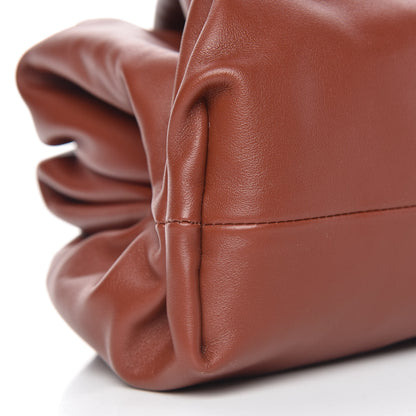 Bottega Veneta Smooth Butter Calf The Pouch Clutch Rust 7 of 8