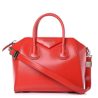Givenchy Shiny Lord Calfskin Small Antigona Medium Red 1 of 11