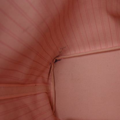 Louis Vuitton Damier Ebene Neo Neverfull MM Rose Ballerine 12 of 12