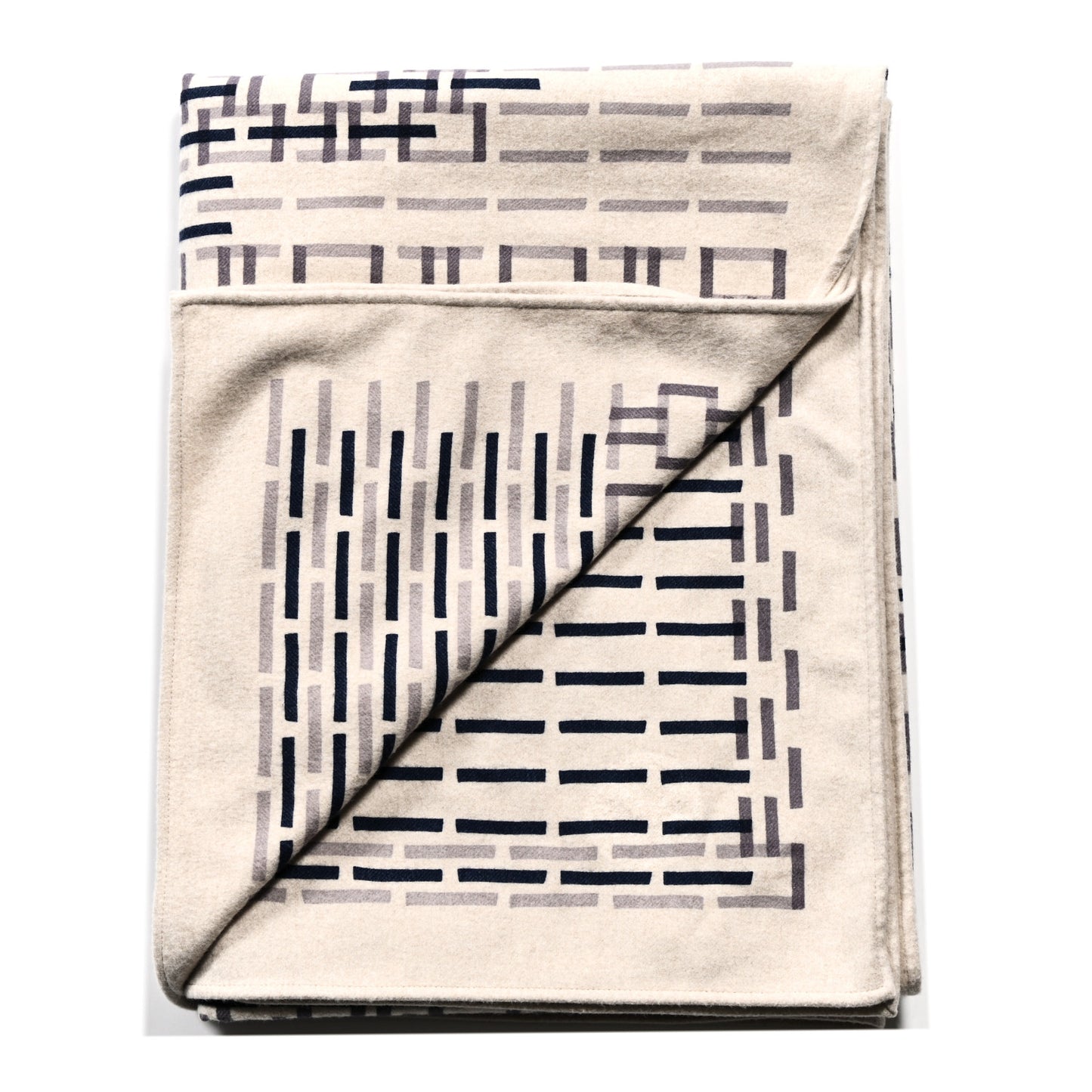 Merino Wool Cashmere Cheval Blanket Ardoise