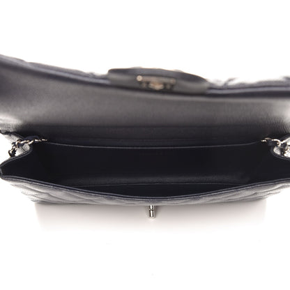 Chanel Caviar Clutch with Chain Flap Navy Blue 5 of 8