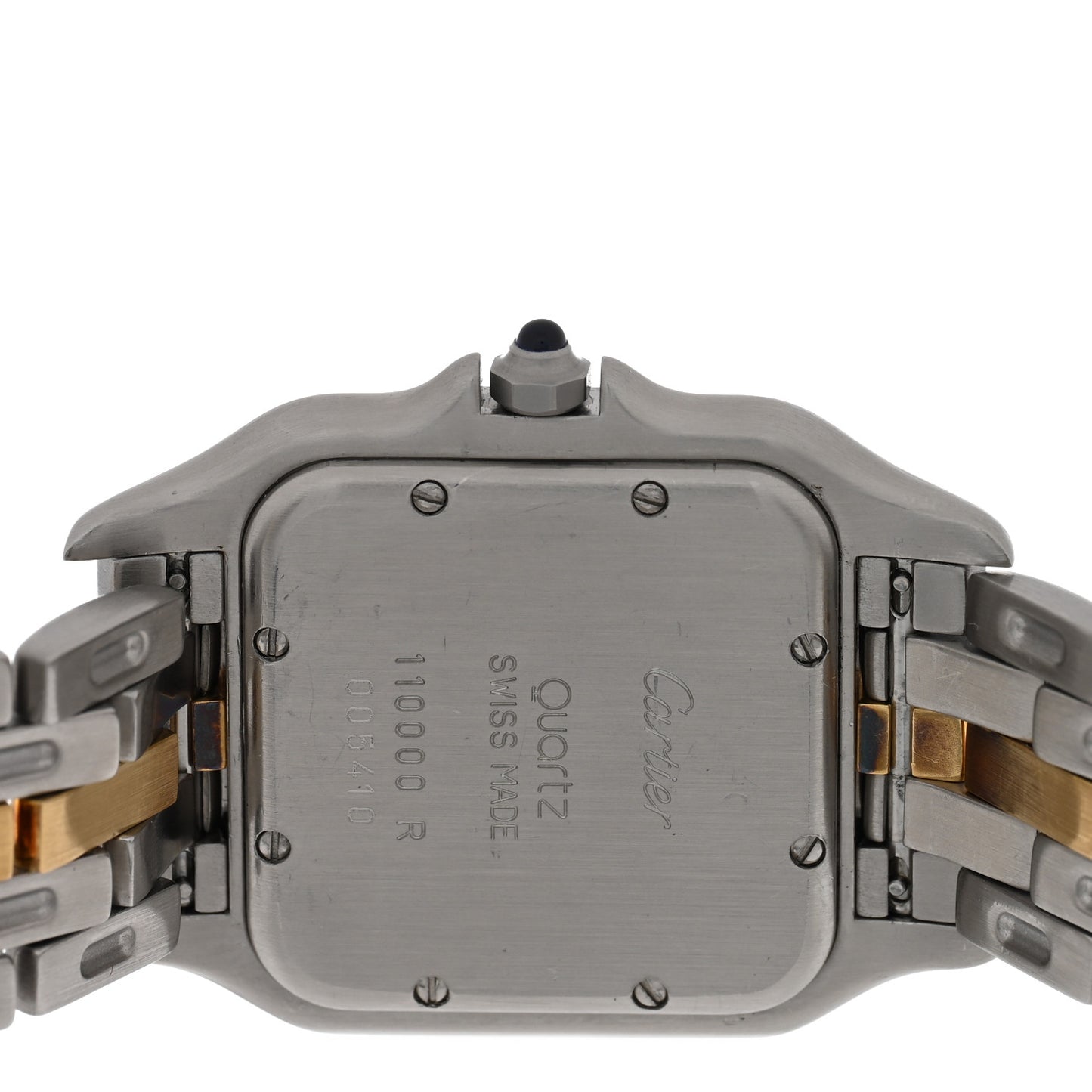 Stainless Steel 18K Yellow Gold 27mm Panthere Quartz Watch