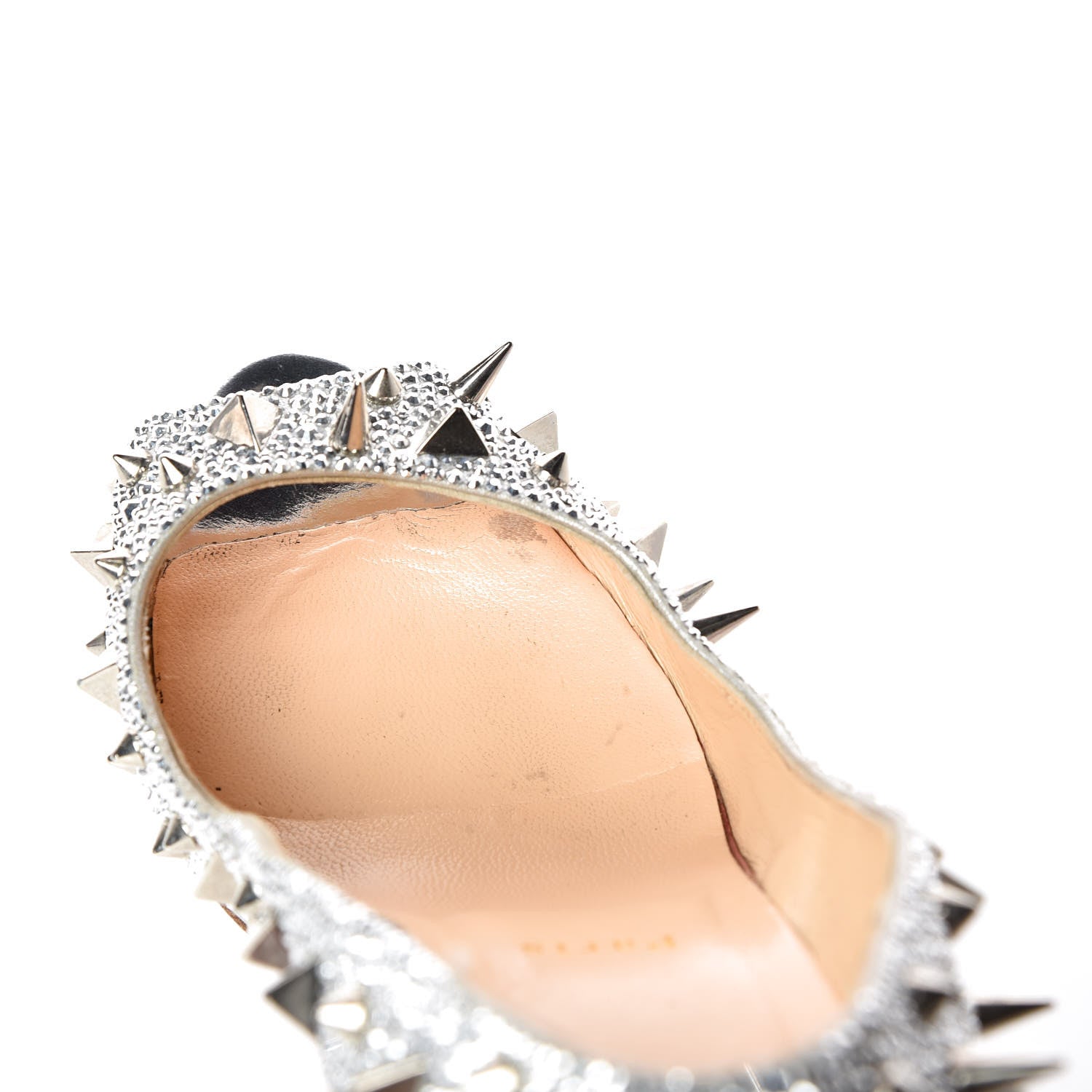 Christian Louboutin Strass Very Mix 150 Pumps 41.5 Silver 15 of 25
