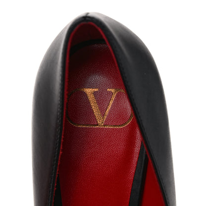 Valentino Garavani Calfskin Vlogo 45mm Pumps 37 Black 7 of 8