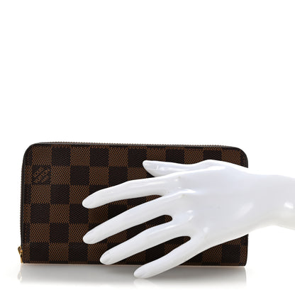 Louis Vuitton Damier Ebene Zippy Wallet 2 of 9