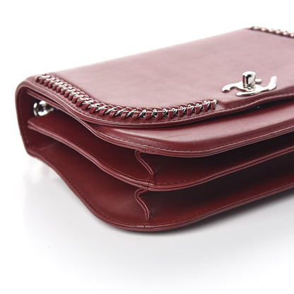 Chanel Calfskin Braided Medium Chic Flap Burgundy 9 of 10