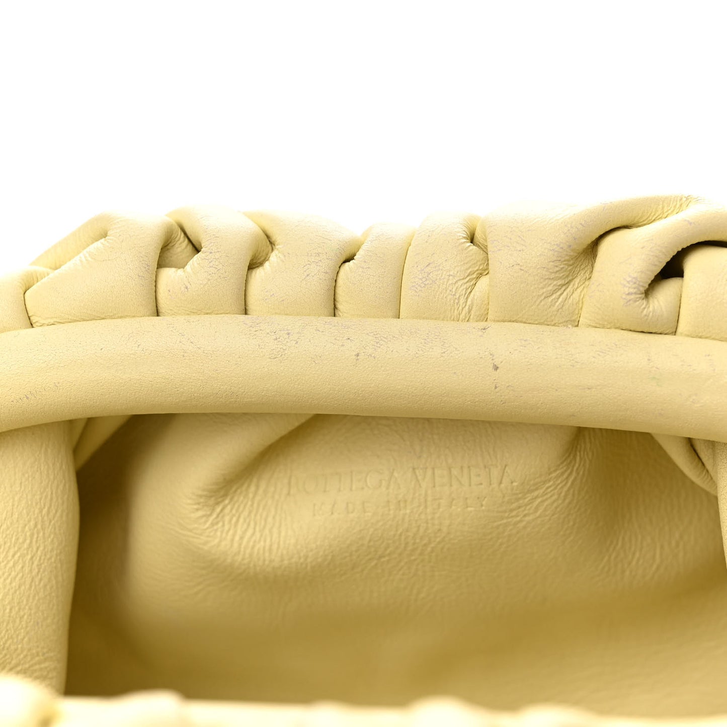 Butter Calfskin The Mini Pouch Zest Washed