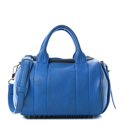Alexander Wang Pebbled Lambskin Rockie Royal Blue with Rhodium Hardware 1 of 8