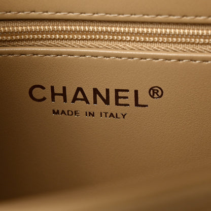 Chanel Shiny Caviar Preppy Coco Small Flap Beige 6 of 11