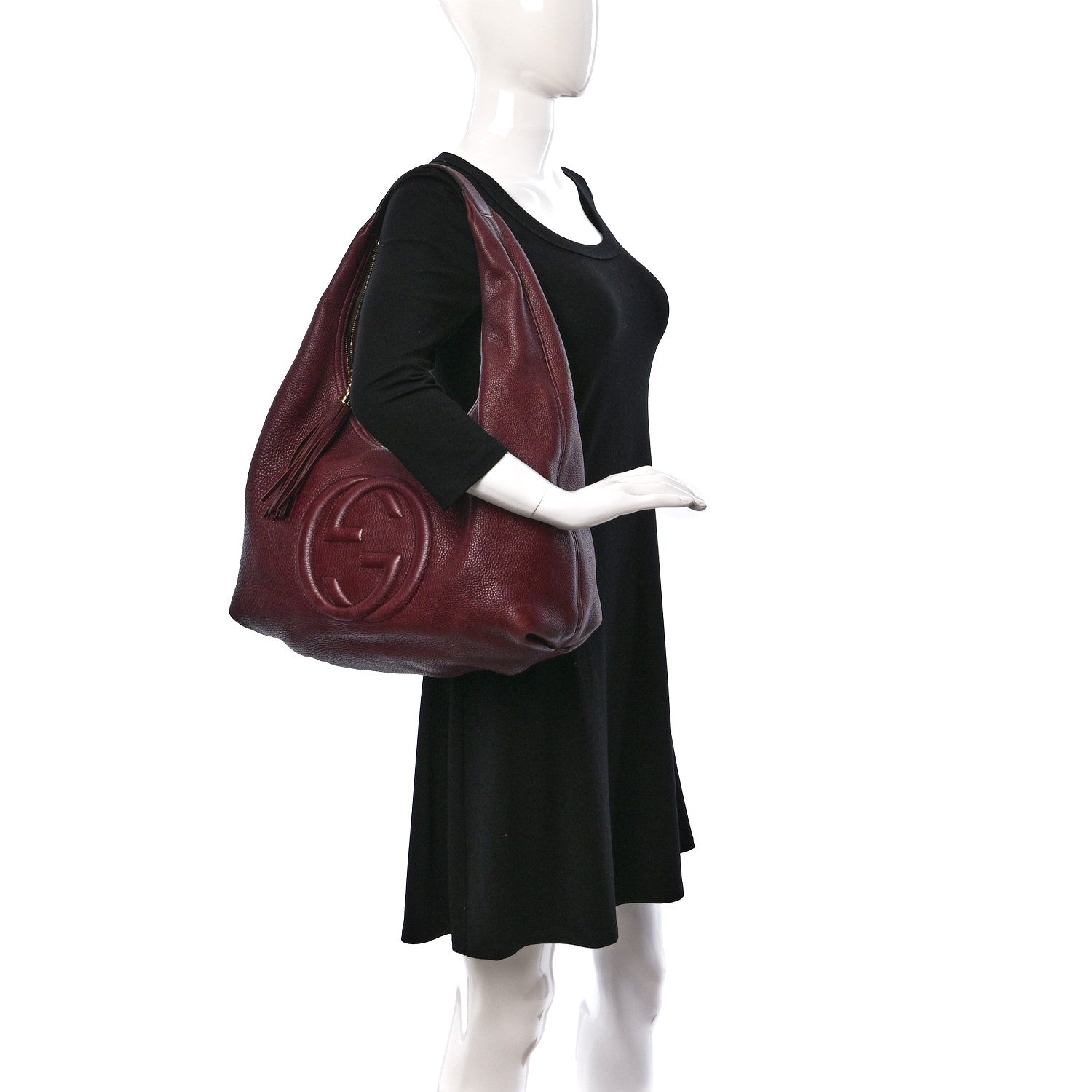 Gucci Cellarius Calfskin Large Soho Hobo Scarlatto 2 of 20