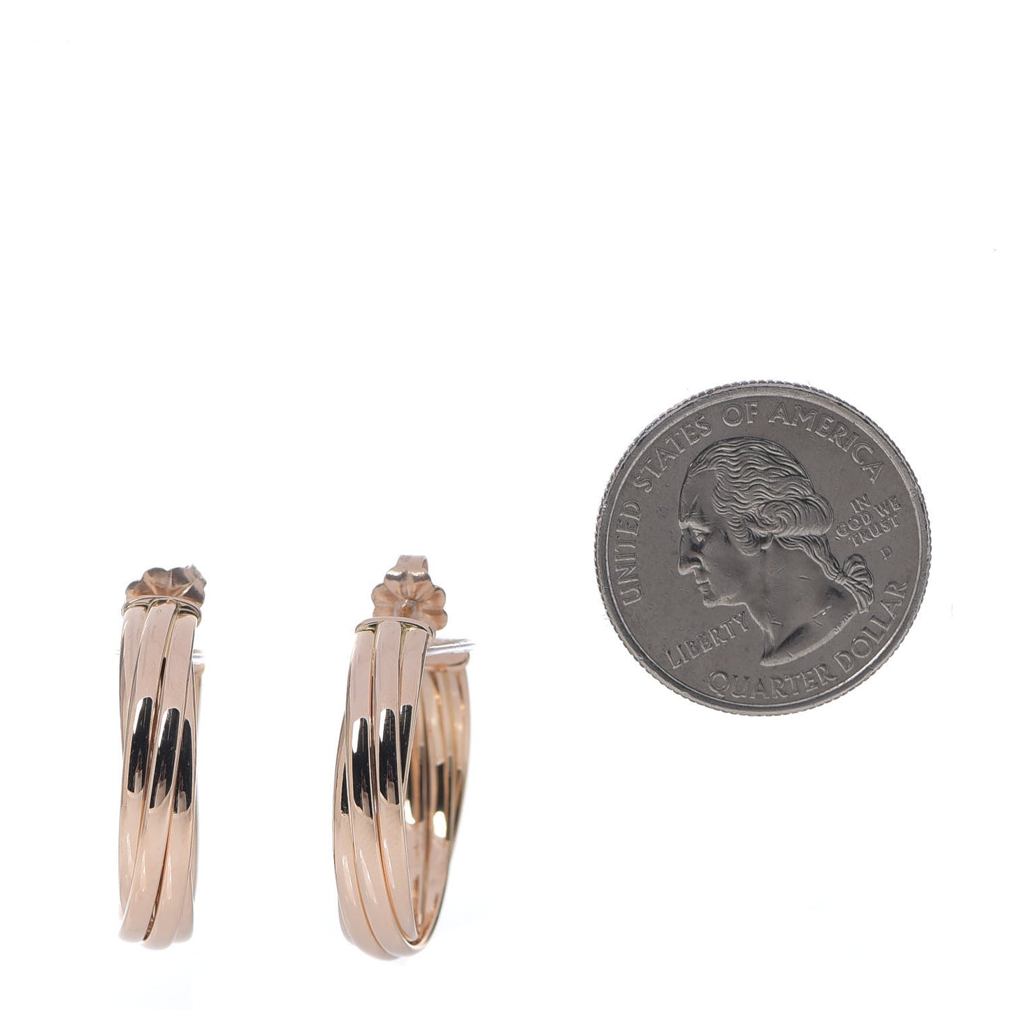 18K Rose Gold Small Paloma's Melody Hoop Earrings