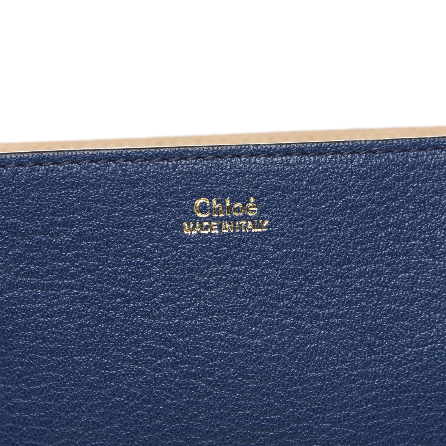 Chloe Grained Lambskin Drew Shoulder Bag Factory Blue 6 of 9