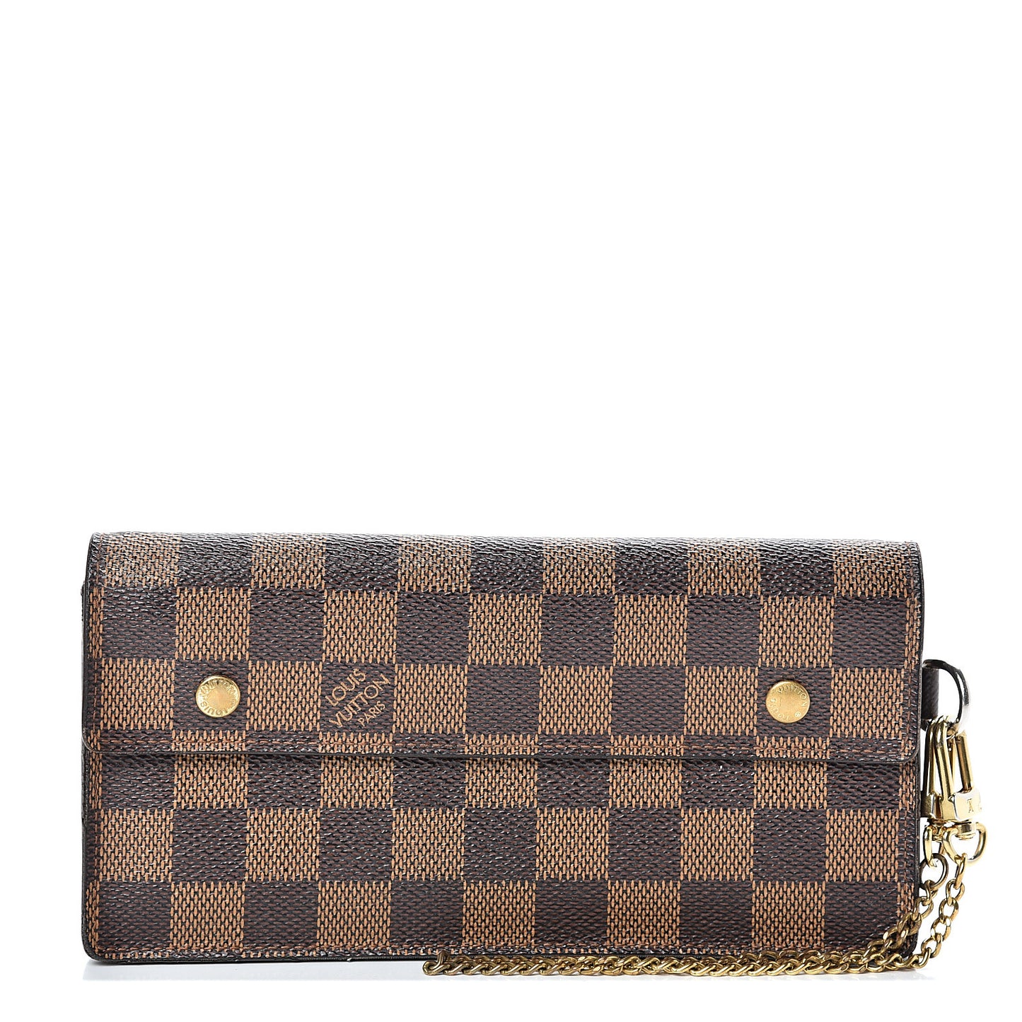 Damier Ebene Portefeuille Long Modulable Wallet