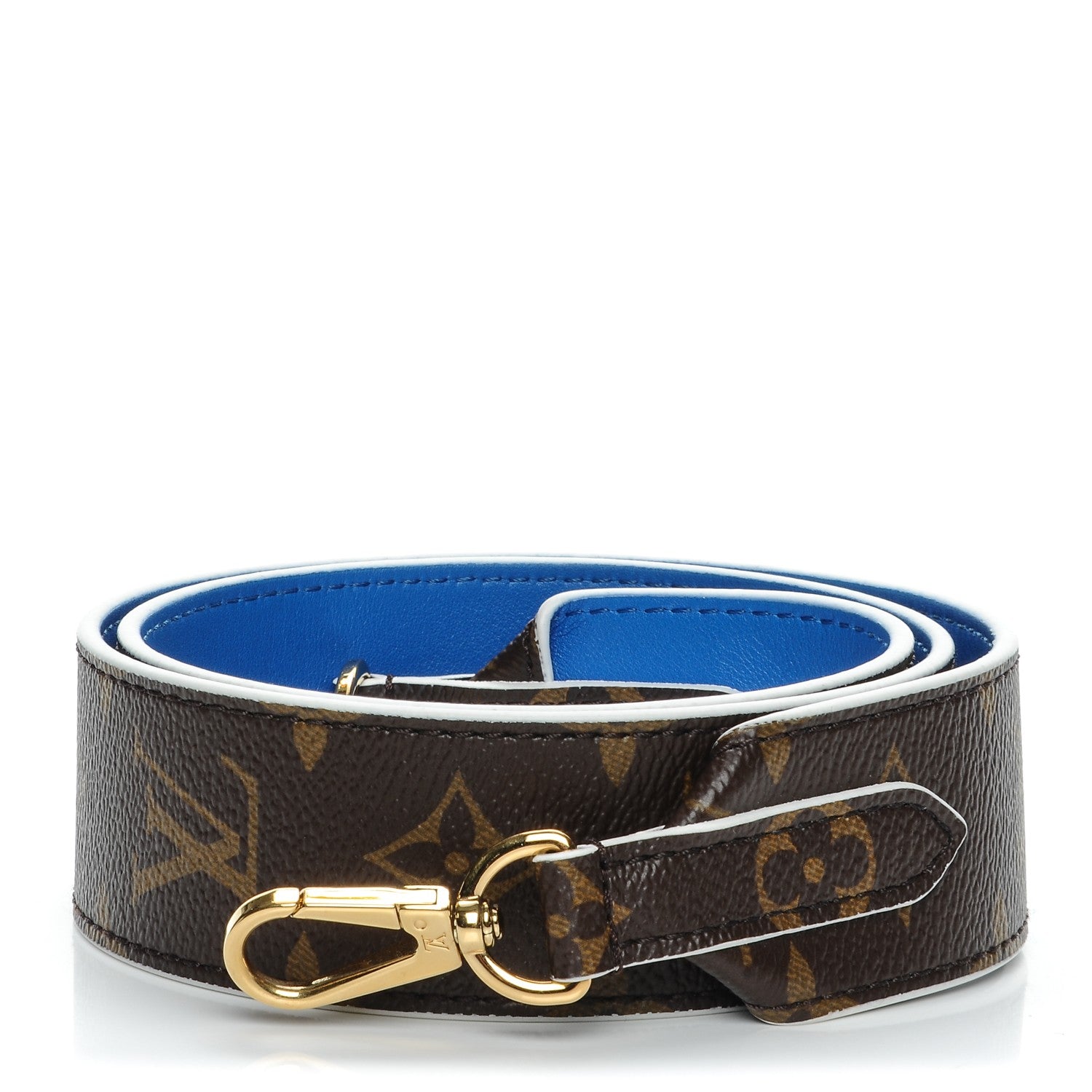 Louis Vuitton Monogram Bandouliere Shoulder Strap Blue 1 of 6