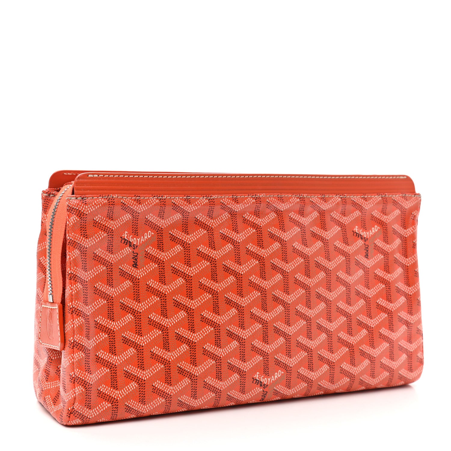 Goyard Goyardine Miroir Toiletry Bag GM Orange 3 of 7